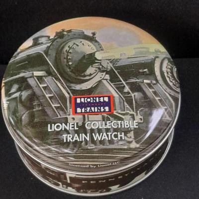 Collectible Lionel Train Watch with Tin