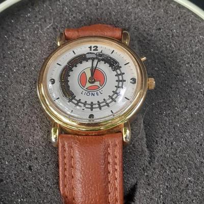 Collectible Lionel Train Watch with Tin