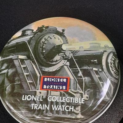 Collectible Lionel Train Watch with Tin