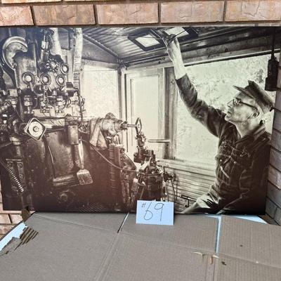Steam Engine Operator Print