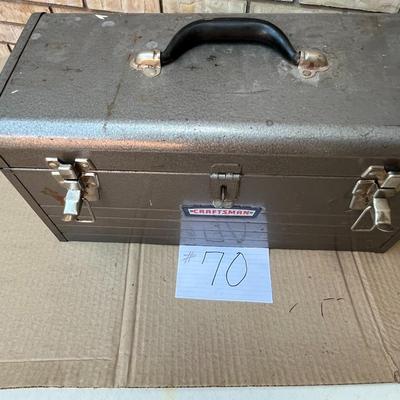 Craftsman Tool Box With Tray and Tools