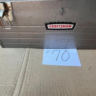 Craftsman Tool Box With Tray and Tools