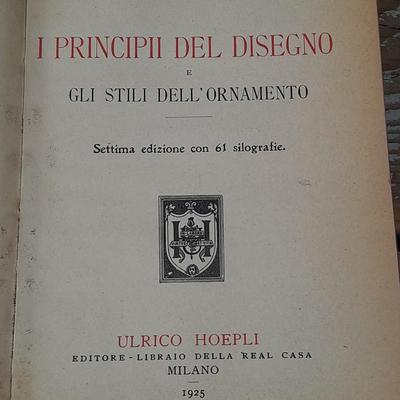 Hoepli Manuals - Camillo Boito - The Principles if drawing - 1925 Ornamental Style