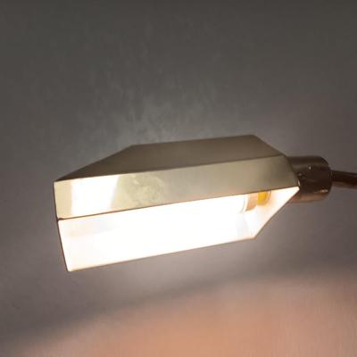 Vintage Apothecary Brass Floor Lamp - Adjustable
