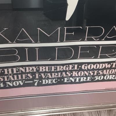 Vintage poster titled "Kamerabilder" designed by Kåge, Wilhelm (1889-1960).