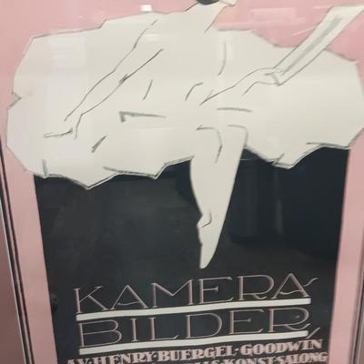 Vintage poster titled "Kamerabilder" designed by Kåge, Wilhelm (1889-1960).