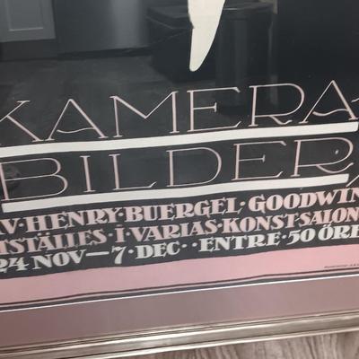 Vintage poster titled "Kamerabilder" designed by Kåge, Wilhelm (1889-1960).