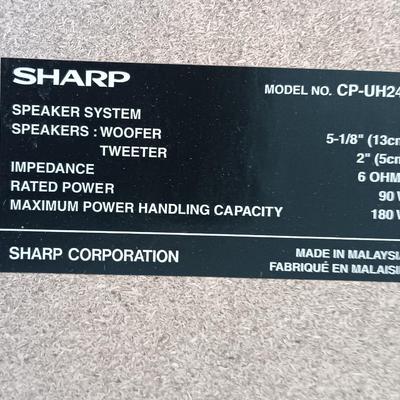 Nice Sharp Micro Component Stereo System Model XL-UH242 with remote control
