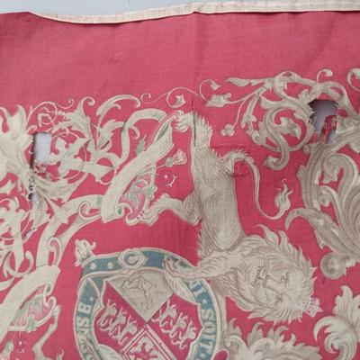 RARE SILK SCARF QUEEN VICTORIA BY COSMANOS