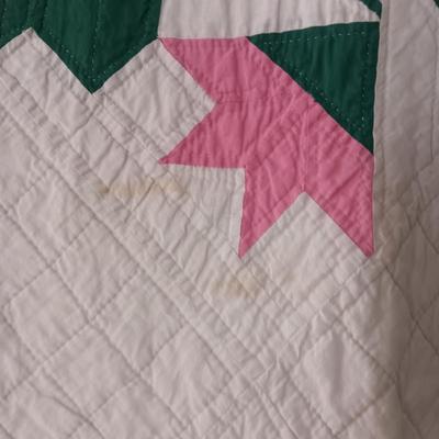 HAND STITCHED "CAROLINA LILY" QUILT