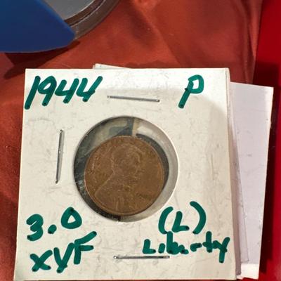 1944 P PENNY ERROR L IN LIBERTY
