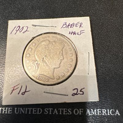 1902 Baber half dollar F12