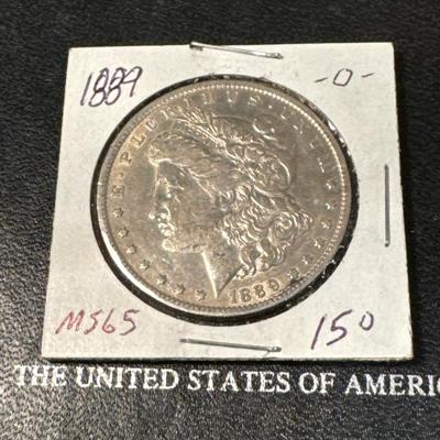 1889 O MORGAN MS 65