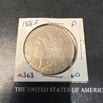 1883 P MORGAN MS63