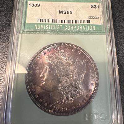 1889 P MORGAN MS65