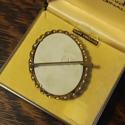 LIMOGES CAMEO, TIMEX WATCH AND CROSS NECKLACE
