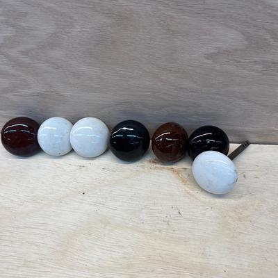 Vintage Porcelain Door Knobs, Keyhole Cover Escutcheons & More (WS-MG)