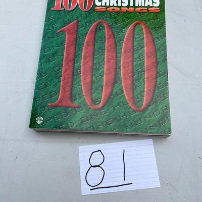 100 Great Christmas Songs Piano Vocal Chords Book