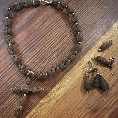 Victorian Hairwork Necklace Lot