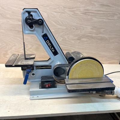 Delta 1” Belt Sander & 8” Disc Sander Machine (WS-MG)