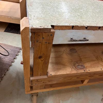 Rolling Wooden Work Bench (WS-MG)