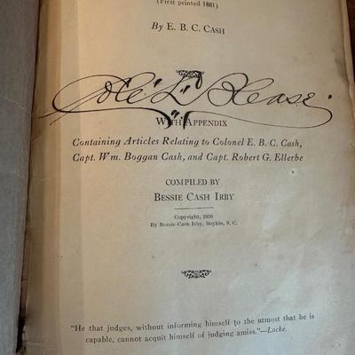 1863 Louisiana $100 Gray Note, Antique Books & Framed Photo