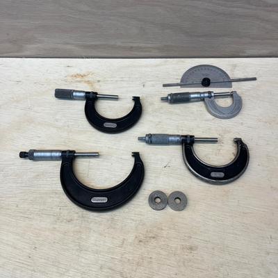 Starrett Micrometers, Protractor & More (WS-MG)