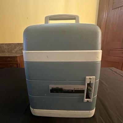 Bell & Howell Autoload Movie Projector and Radiant Colormaster Projector Screen