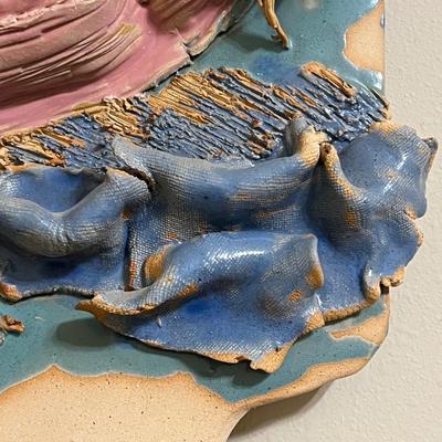 Mermaid Pottery Wall Decor
