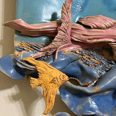 Mermaid Pottery Wall Decor