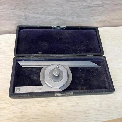Riefler Compass, Starrett Bevel Protractor & Mitutoyo Digital Caliper (WS-MG)