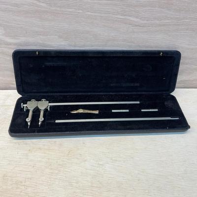 Riefler Compass, Starrett Bevel Protractor & Mitutoyo Digital Caliper (WS-MG)