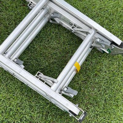 WERNER ~ Duo (2) ~ 27’ Aluminum Extension Ladder With Ladder Stabilizer