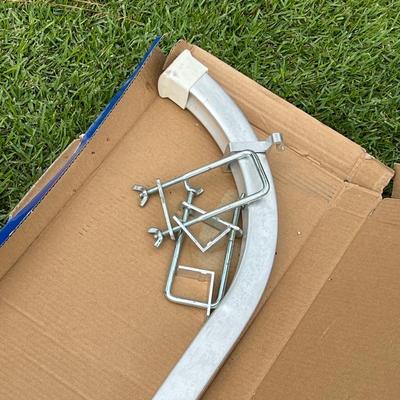 WERNER ~ Duo (2) ~ 27’ Aluminum Extension Ladder With Ladder Stabilizer