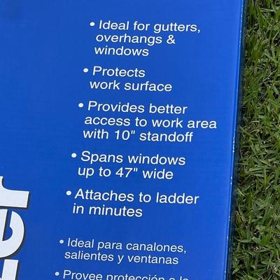 WERNER ~ Duo (2) ~ 27’ Aluminum Extension Ladder With Ladder Stabilizer