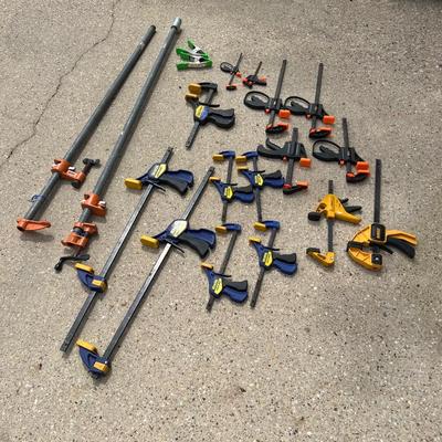 DEWALT / IRWIN / IIT ~ Assorted Lot Of Nineteen (19) Clamps