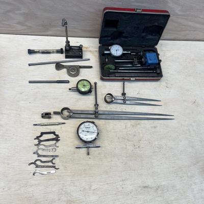 Starrett Wing Divider Compass, Dial Indicator, RPM Indicator & More (WS-MG)