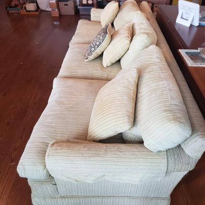 Light Yellow Long Couch (LR-KD)