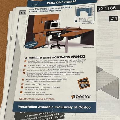 BESTAR ~ Corner U-Shape Workstation ~ *Read Details