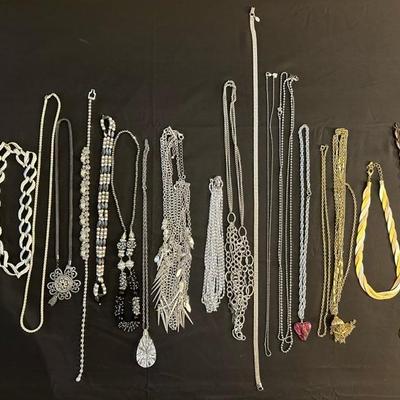Silver and Gold Toned Costume Jewelry