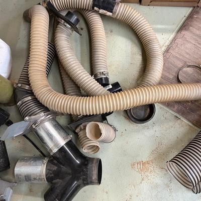 Central Machinery Dust Collector With Hose, Clamps & Shutoffs (WS-MG)