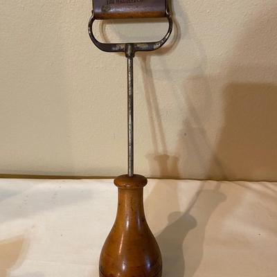 Antique wooden Gibson exercise club