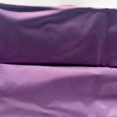 LES PLIAGES ~ Longchamp ~ Purple Nylon Weekender With Leather Strap & Closure