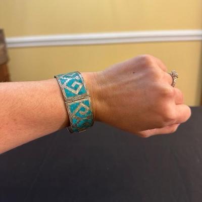 Beautiful Sterling Silver Turquoise Bracelet