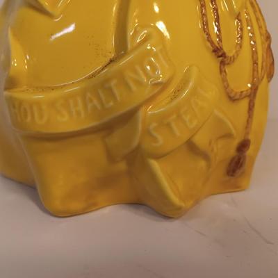 Red Wing USA Vintage Friar Tuck Cookie Jar "Thou shall not steal!"