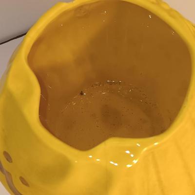 Vintage ~ 1940's ~ Red Wing Pottery Cookie Jar ~Merry Dutch Girl Yellow Brown