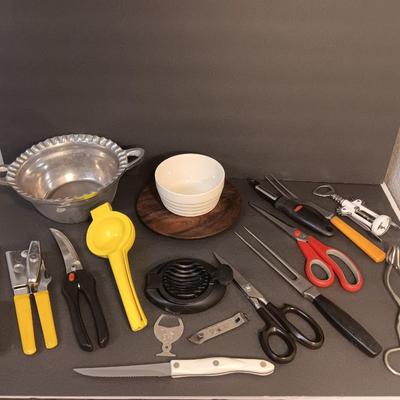 Large assortment of Kitchen utensils for cooking & baking