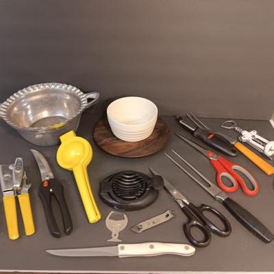 Large assortment of Kitchen utensils for cooking & baking