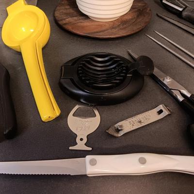 Large assortment of Kitchen utensils for cooking & baking