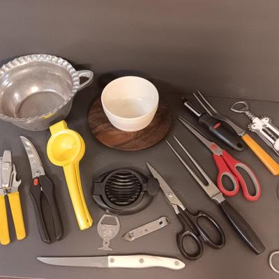 Large assortment of Kitchen utensils for cooking & baking